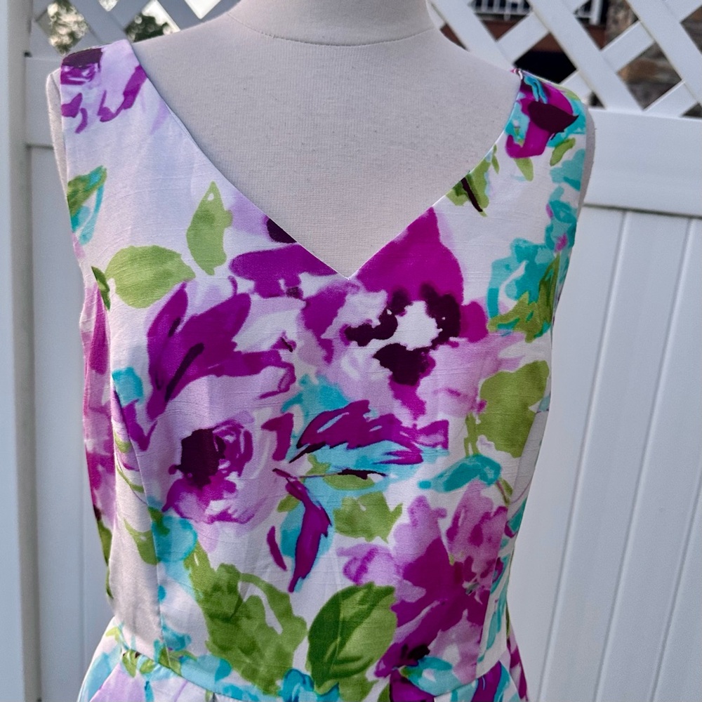 Madison Leigh Floral Sleeveless Dress - Picture 11 of 16